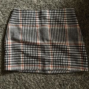Plaid Mini Skirt
